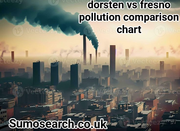 dorsten vs fresno pollution comparison chart