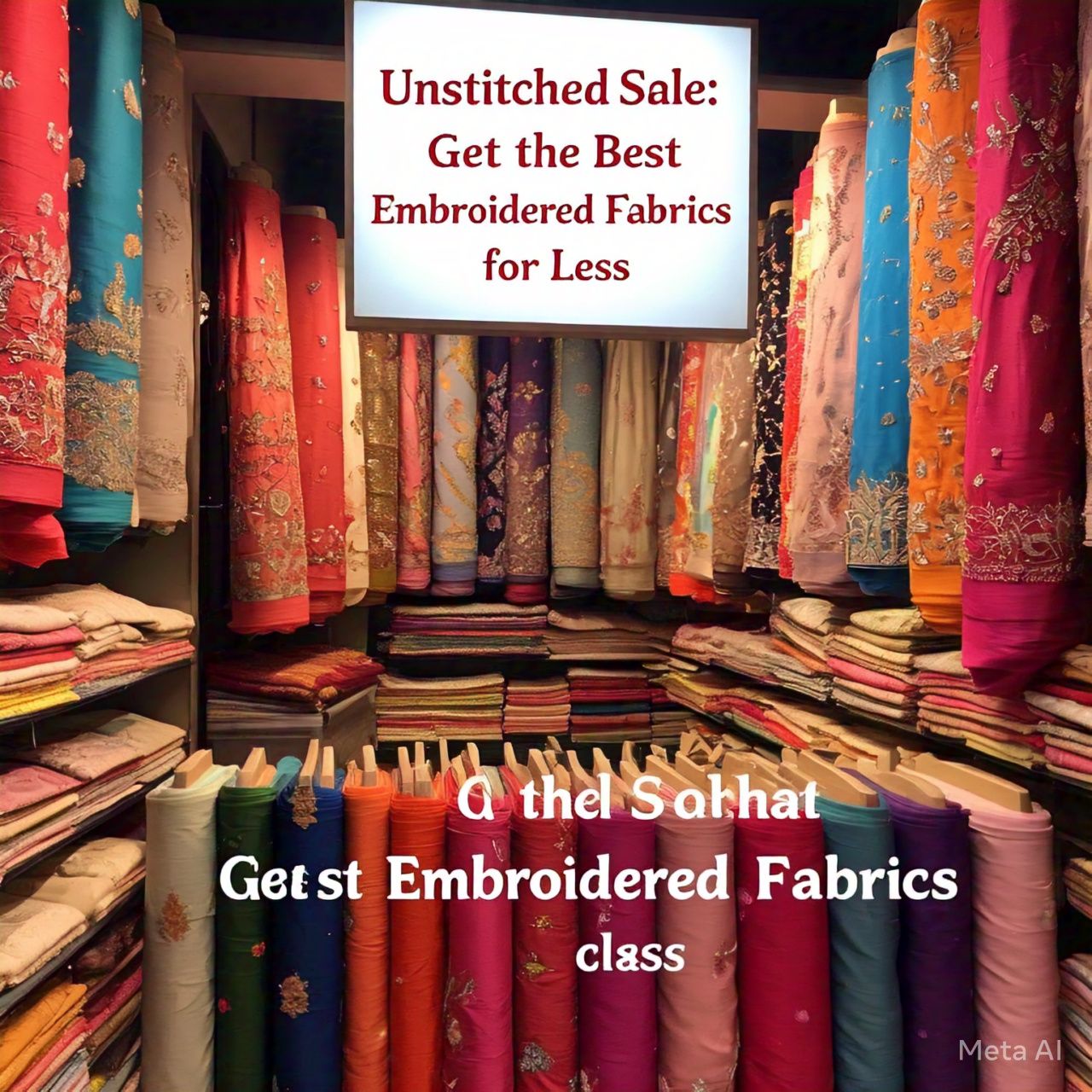 Unstitched Sale: Get the Best Embroidered Fabrics for Less