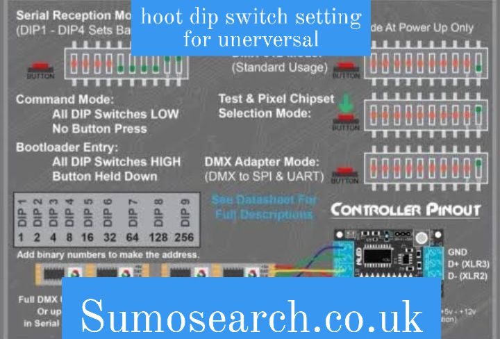 hoot dip switch setting for unerversal