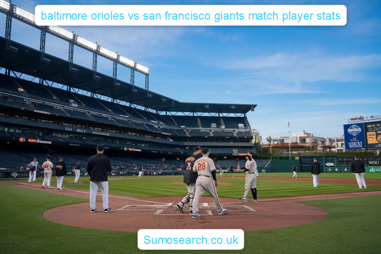 baltimore orioles vs san francisco giants match player stats